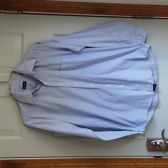 John Ashford Other - John Ashford, Men'sShirt, 151/2 34-35, M, w Light Blue Stripes w Navy Lines
